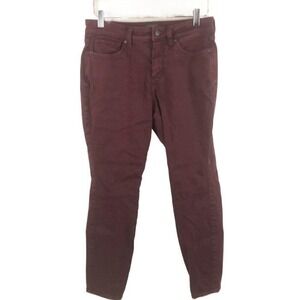 NYDJ Not‎ Your Daughters Gooseberry Red Ami Skinny Legging Jeans Women's Size 8P